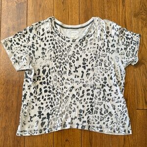 Current Elliott Animal Print T-Shirt